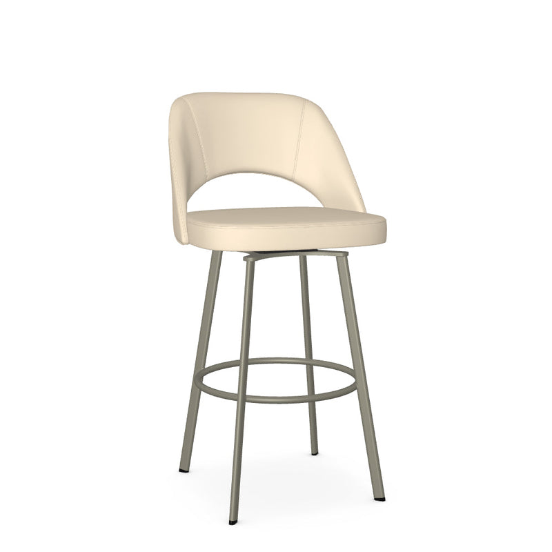 Scarlett Swivel Bar Stool - Upholstered