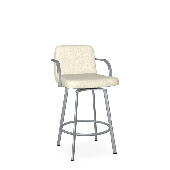 Tricia Swivel Counter Stool - Upholstered