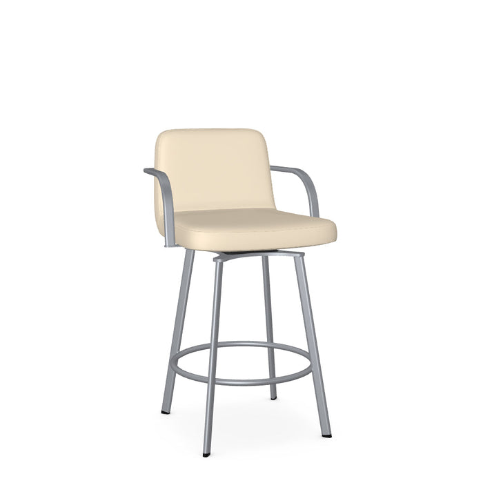 Tricia Swivel Counter Stool - Upholstered