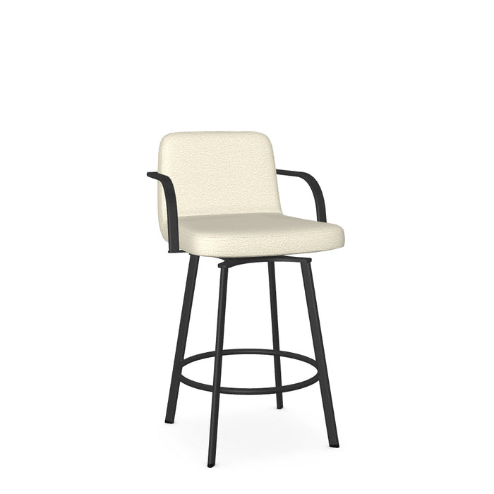 Tricia Swivel Counter Stool - Upholstered