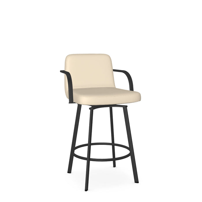 Tricia Swivel Counter Stool - Upholstered