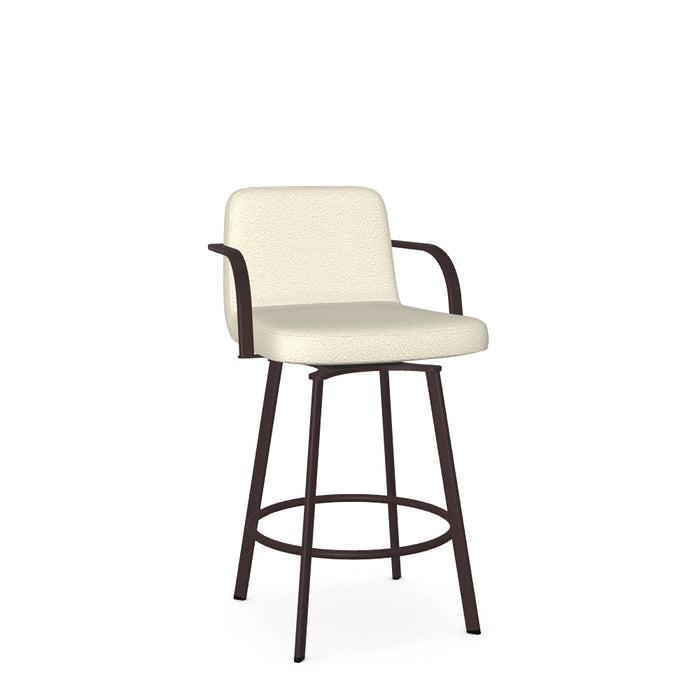 Tricia Swivel Counter Stool - Upholstered