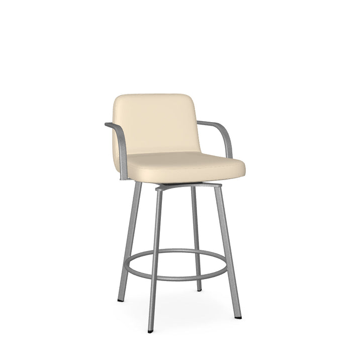 Tricia Swivel Counter Stool - Upholstered