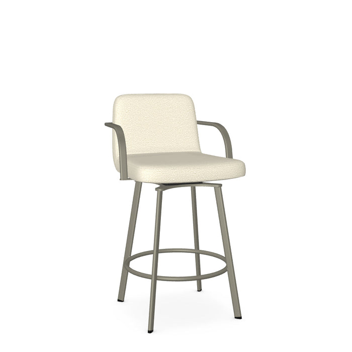 Tricia Swivel Counter Stool - Upholstered