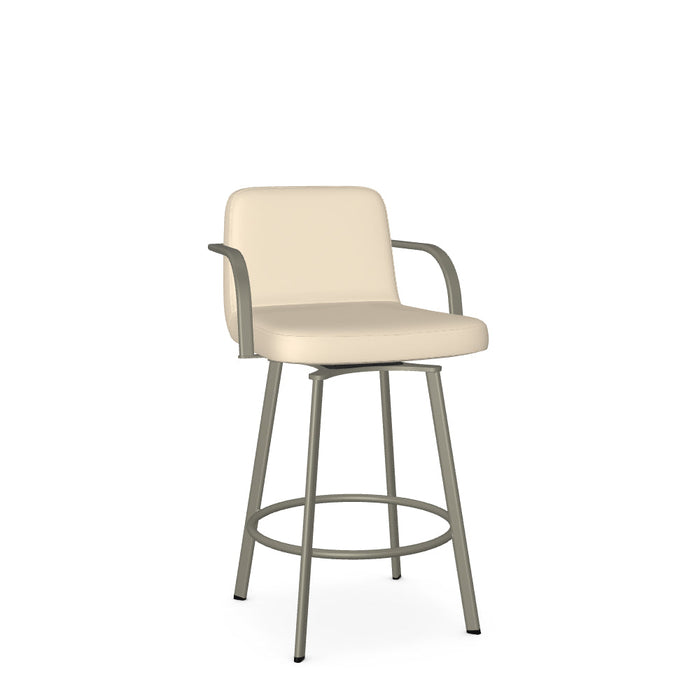 Tricia Swivel Counter Stool - Upholstered