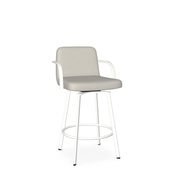 Tricia Swivel Counter Stool - Upholstered