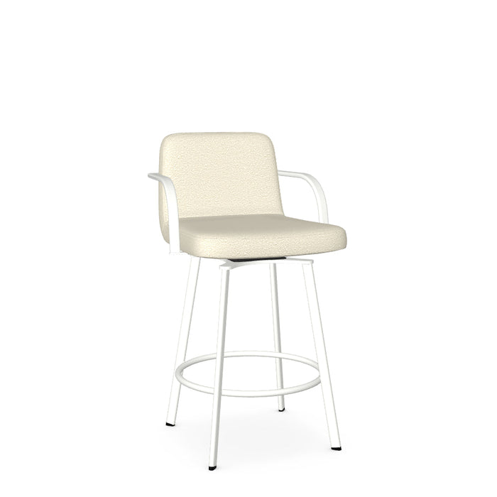 Tricia Swivel Counter Stool - Upholstered