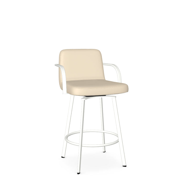 Tricia Swivel Counter Stool - Upholstered