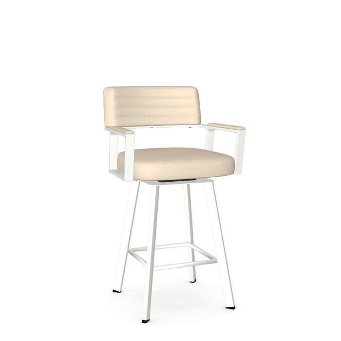 Albert Swivel Counter Stool - Upholstered