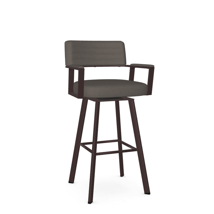 Albert Swivel Bar Stool - Upholstered