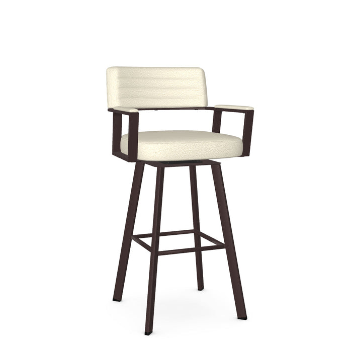 Albert Swivel Bar Stool - Upholstered