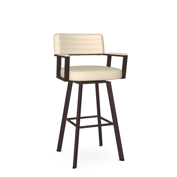 Albert Swivel Bar Stool - Upholstered