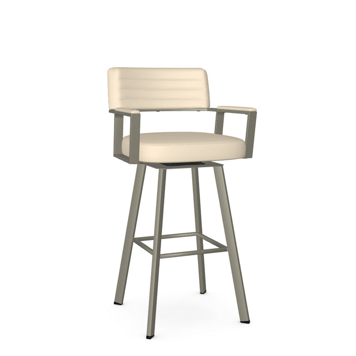 Albert Swivel Bar Stool - Upholstered