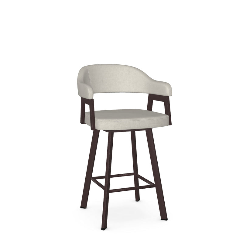 Carmen Swivel Counter Stool - Upholstered