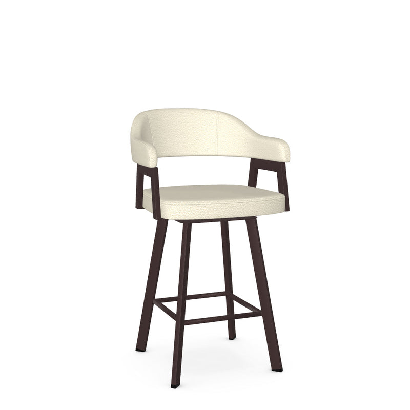 Carmen Swivel Counter Stool - Upholstered
