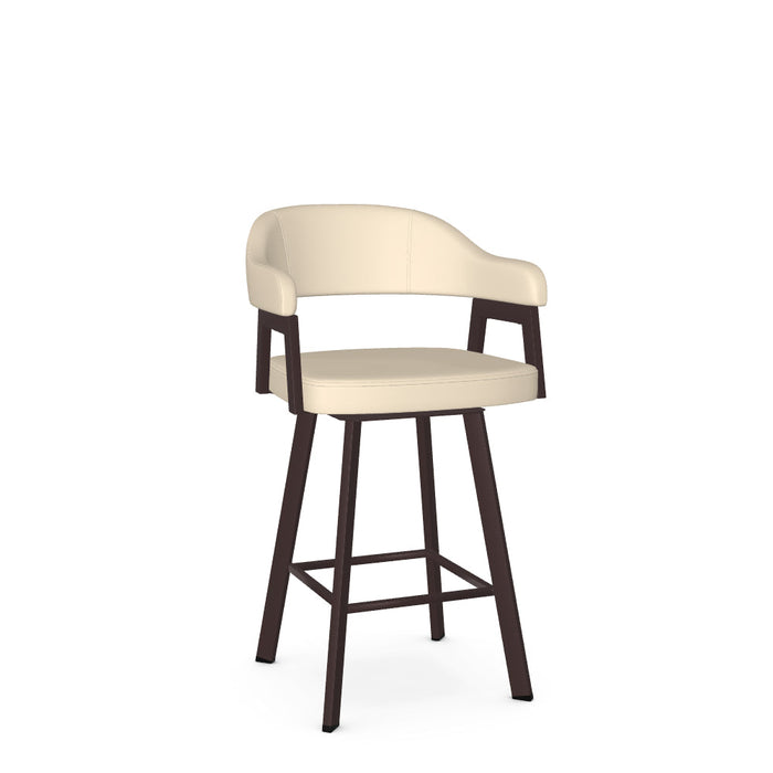 Carmen Swivel Counter Stool - Upholstered