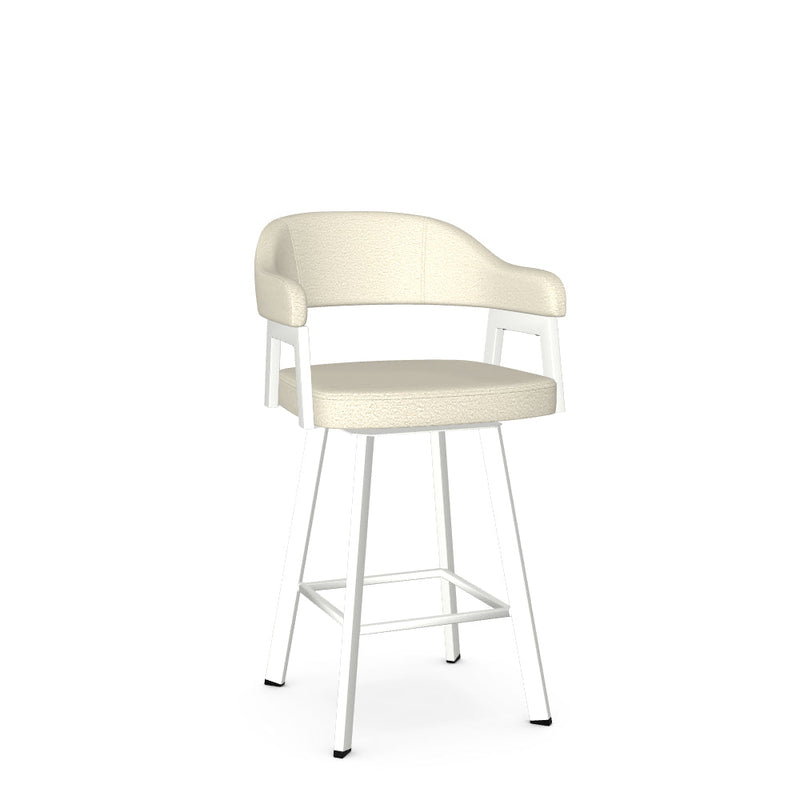 Carmen Swivel Counter Stool - Upholstered