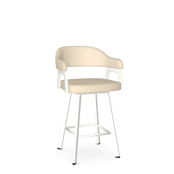 Carmen Swivel Counter Stool - Upholstered