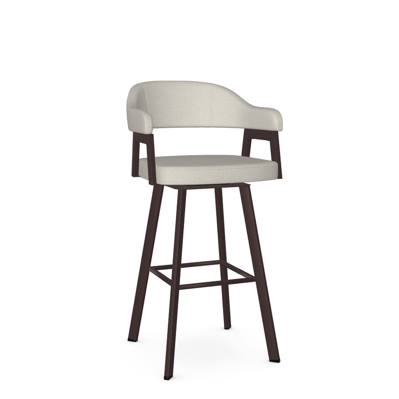 Carmen Swivel Bar Stool - Upholstered