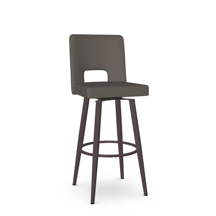Bryana Swivel Bar Stool -Upholstered
