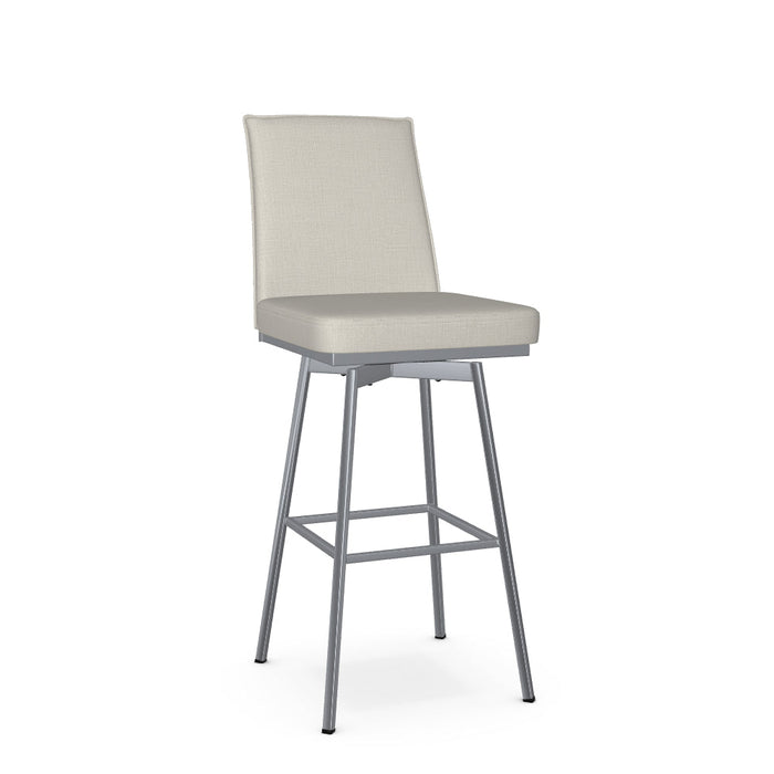 Dorian Swivel Bar Stool - Upholstered
