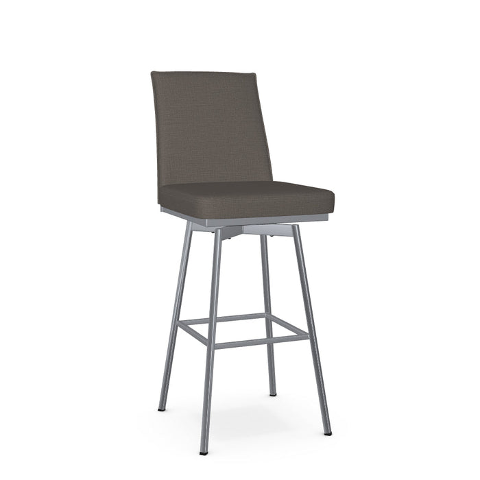 Dorian Swivel Bar Stool - Upholstered