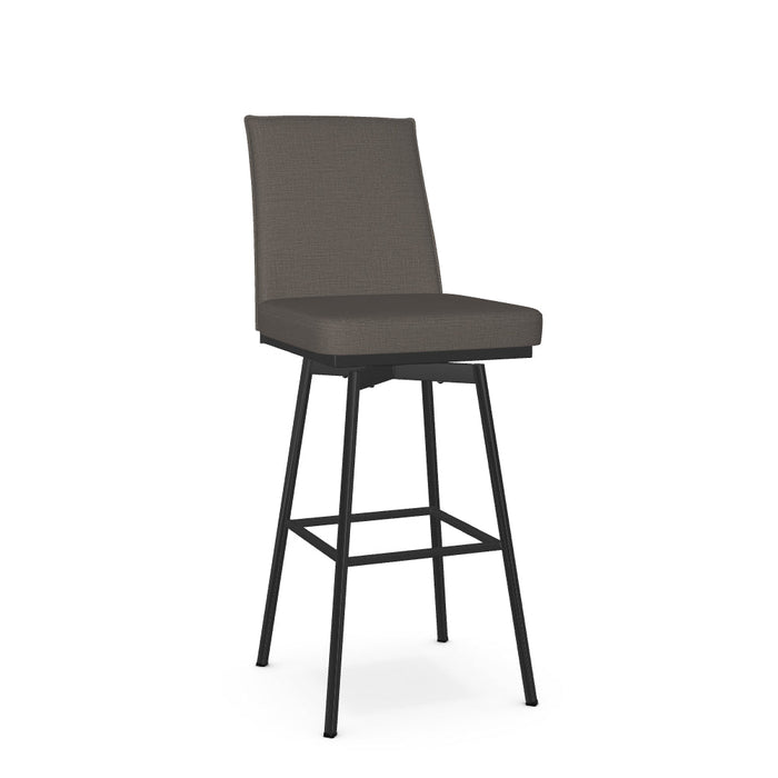 Dorian Swivel Bar Stool - Upholstered