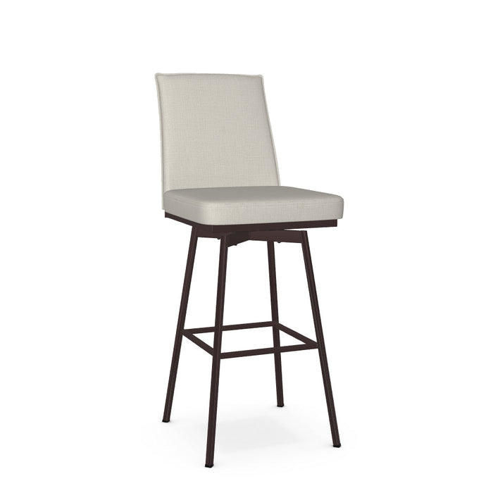 Dorian Swivel Bar Stool - Upholstered