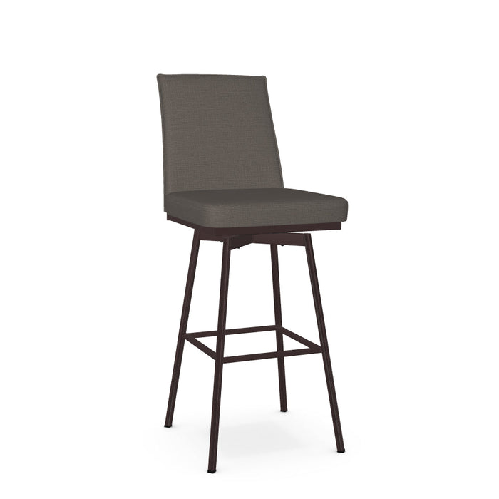 Dorian Swivel Bar Stool - Upholstered