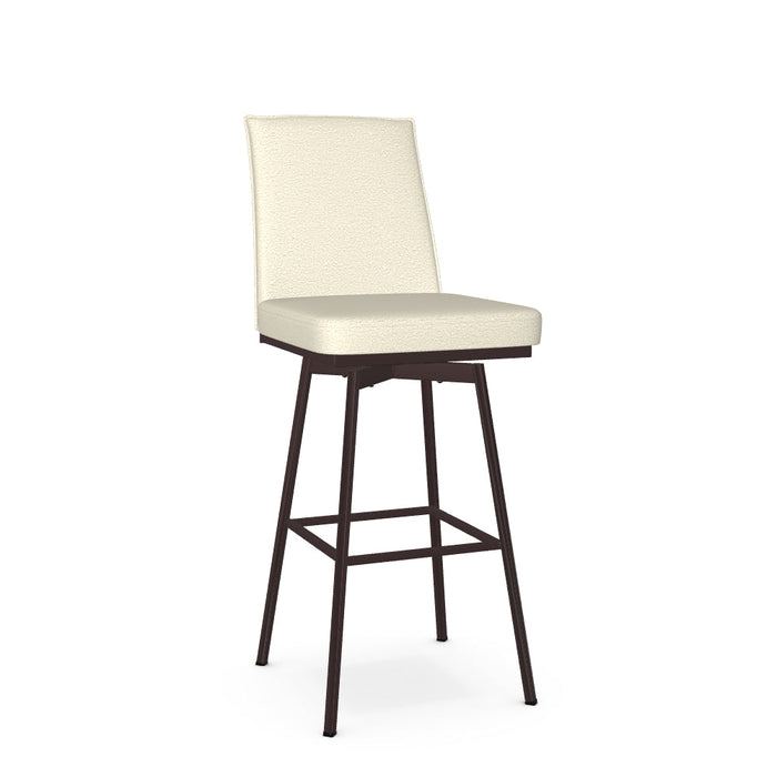 Dorian Swivel Bar Stool - Upholstered