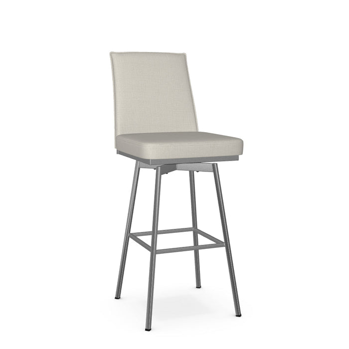 Dorian Swivel Bar Stool - Upholstered