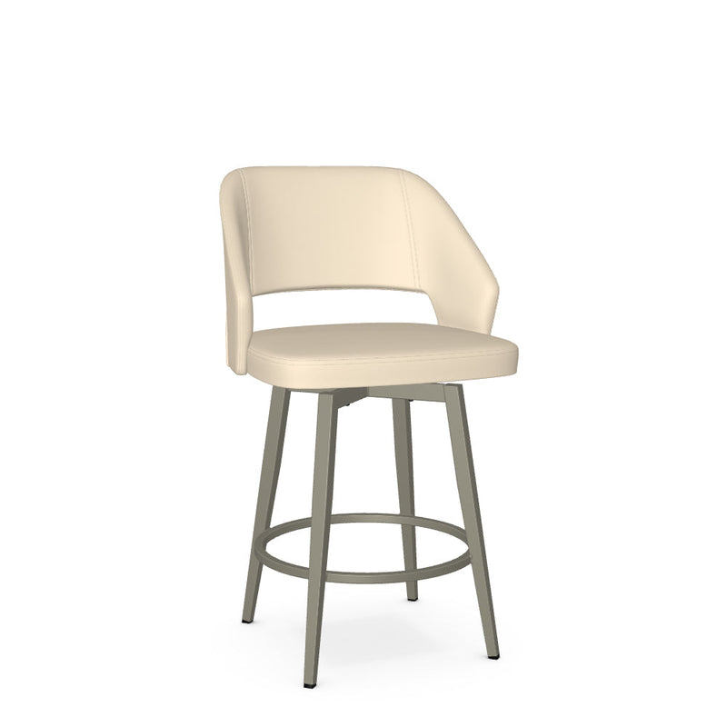 Lorna Swivel Counter Stool - Upholstered
