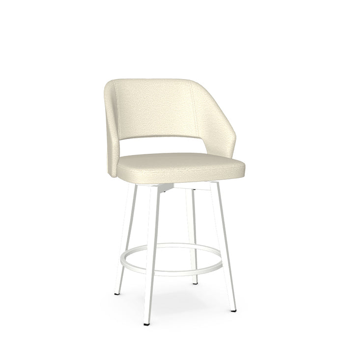 Lorna Swivel Counter Stool - Upholstered