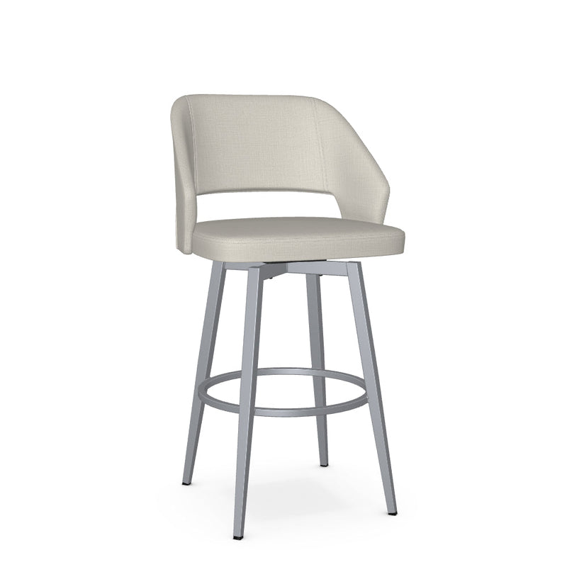 Lorna Swivel Bar Stool - Upholstered