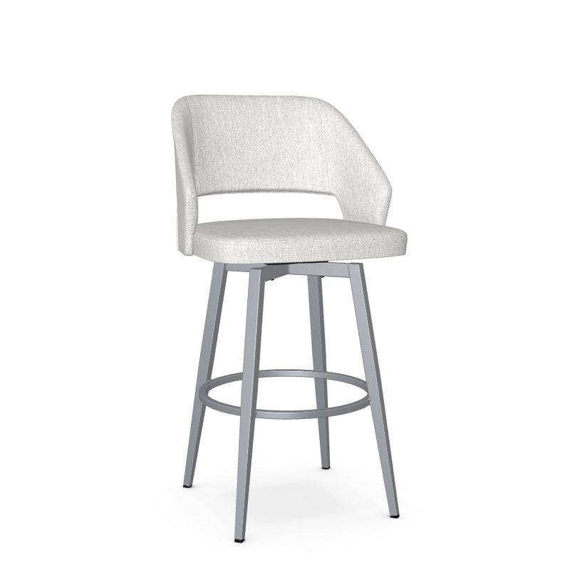 Lorna Swivel Bar Stool - Upholstered
