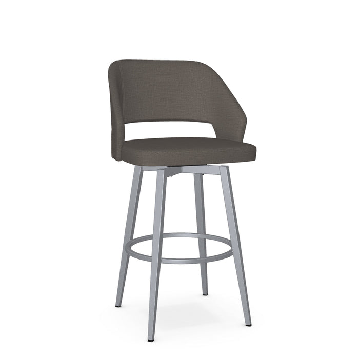 Lorna Swivel Bar Stool - Upholstered