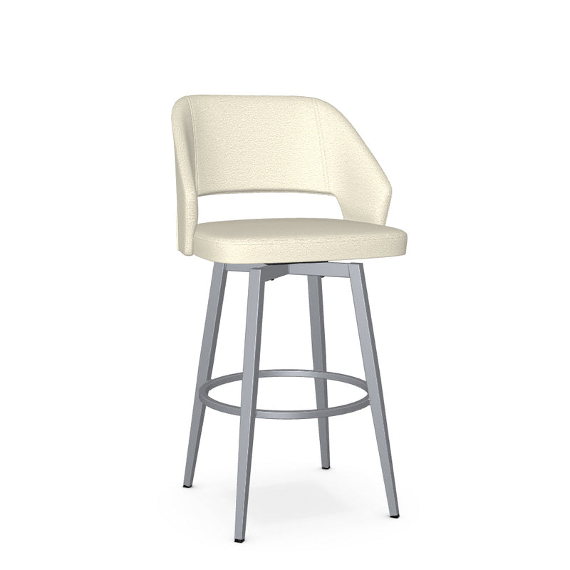 Lorna Swivel Bar Stool - Upholstered