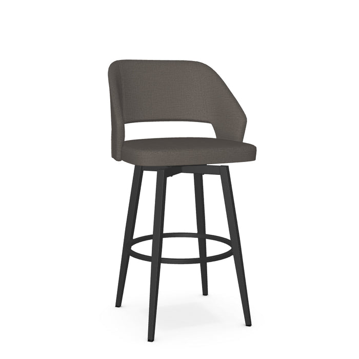 Lorna Swivel Bar Stool - Upholstered