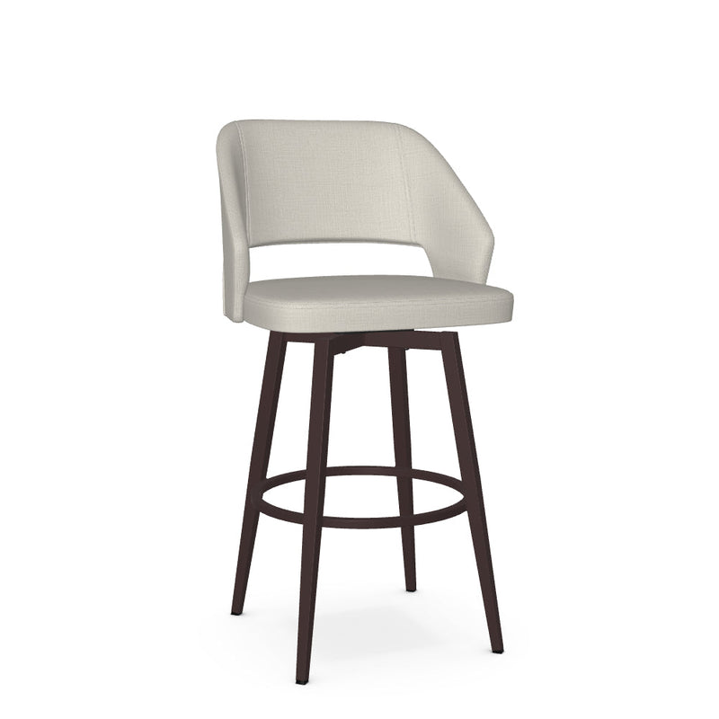 Lorna Swivel Bar Stool - Upholstered