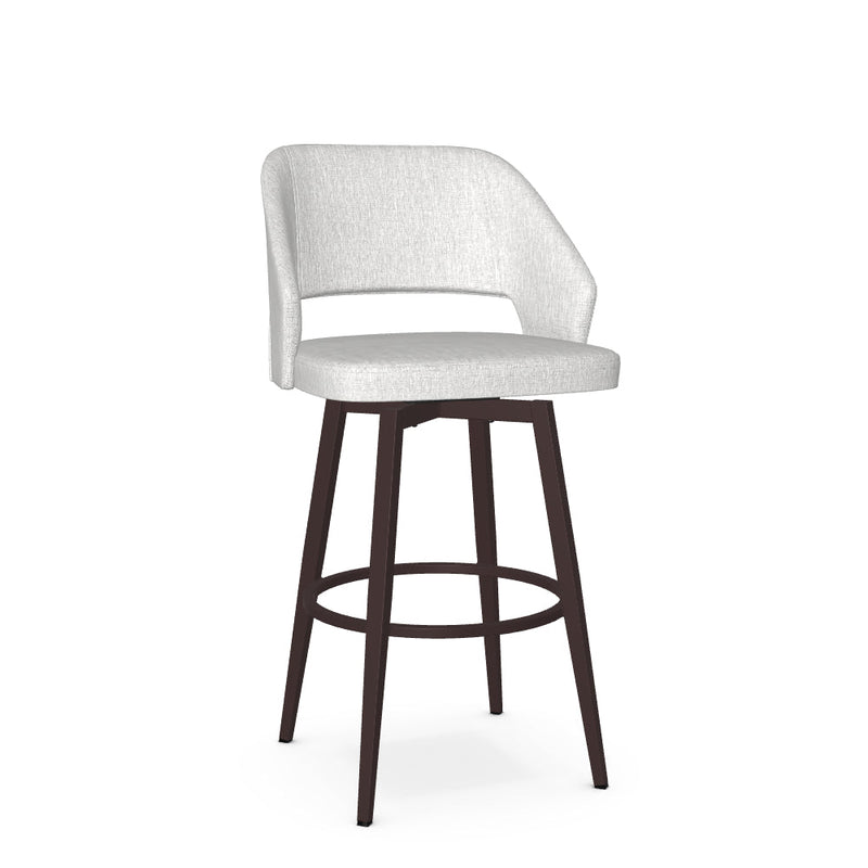 Lorna Swivel Bar Stool - Upholstered