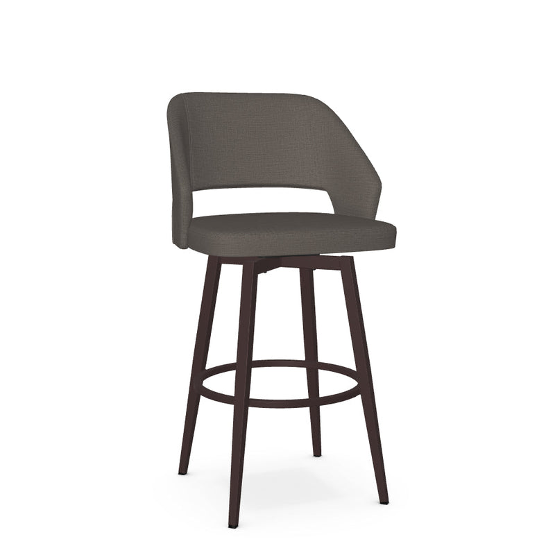 Lorna Swivel Bar Stool - Upholstered
