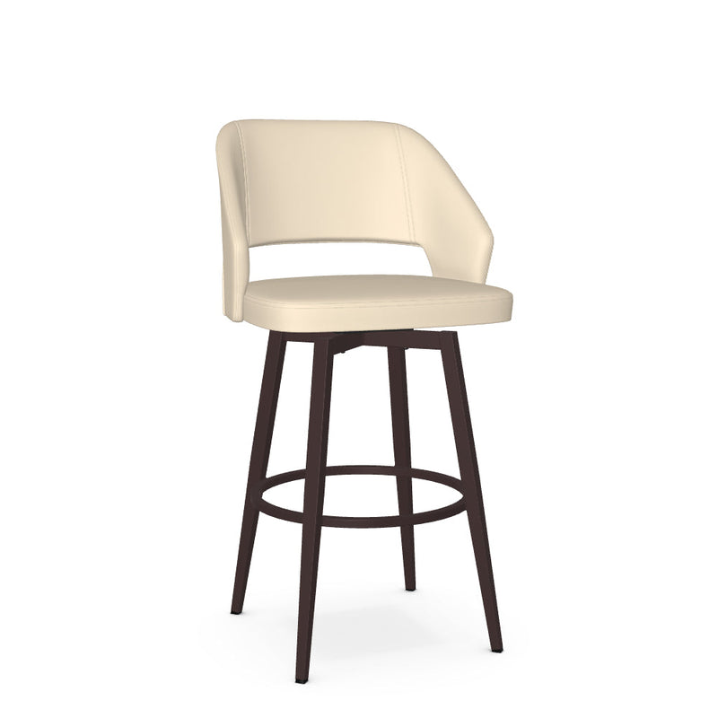 Lorna Swivel Bar Stool - Upholstered