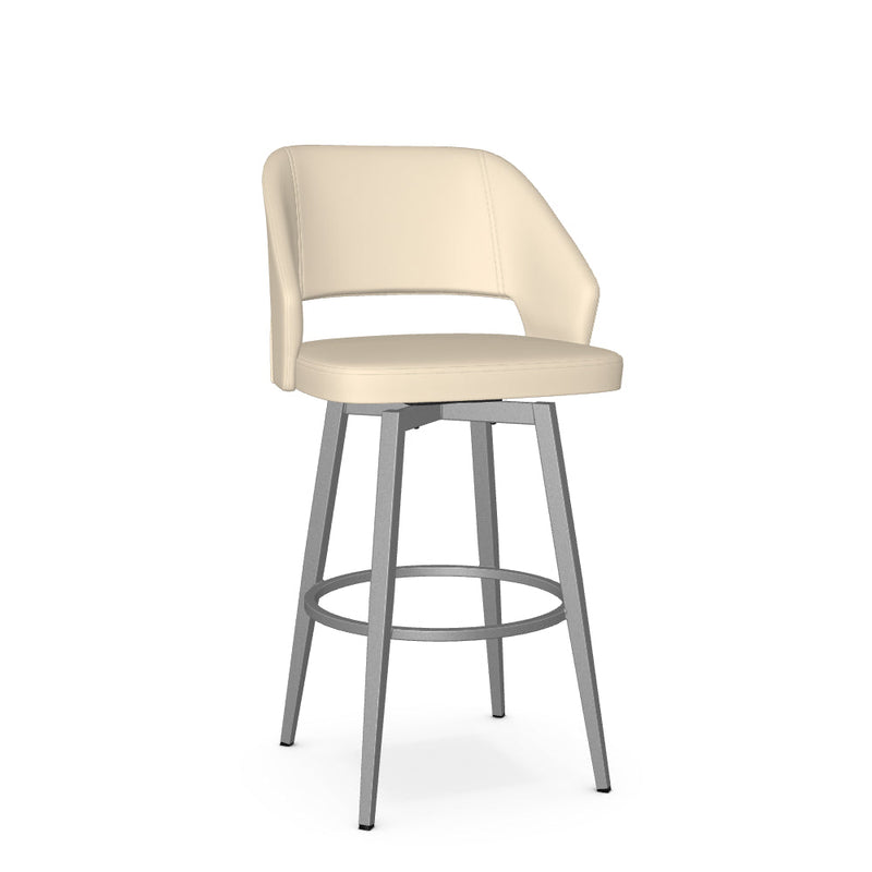 Lorna Swivel Bar Stool - Upholstered
