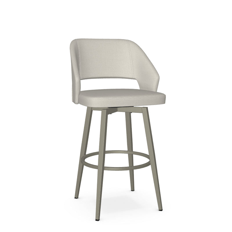Lorna Swivel Bar Stool - Upholstered
