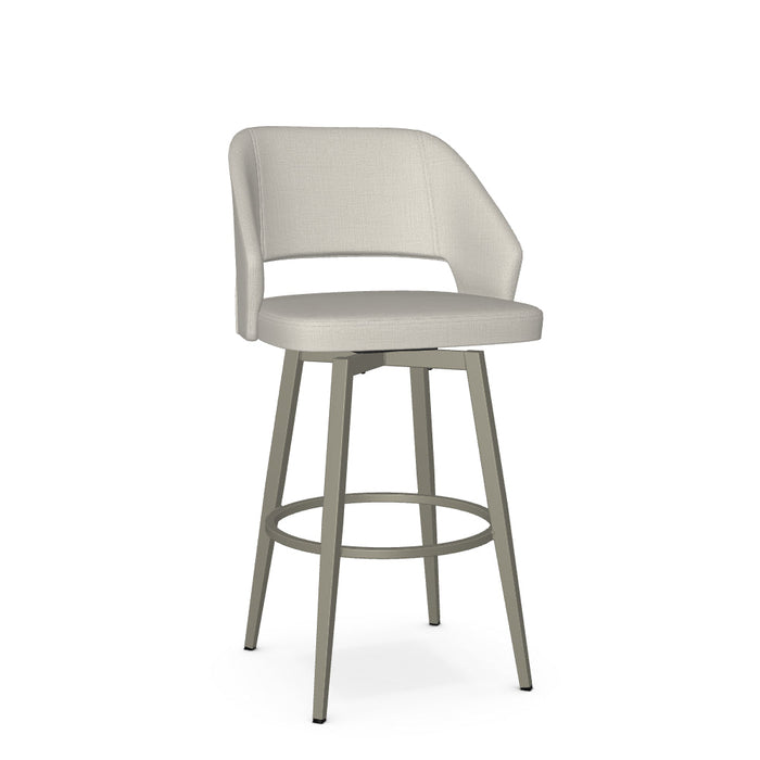 Lorna Swivel Bar Stool - Upholstered