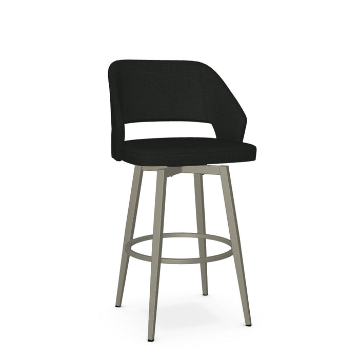 Lorna Swivel Bar Stool - Upholstered