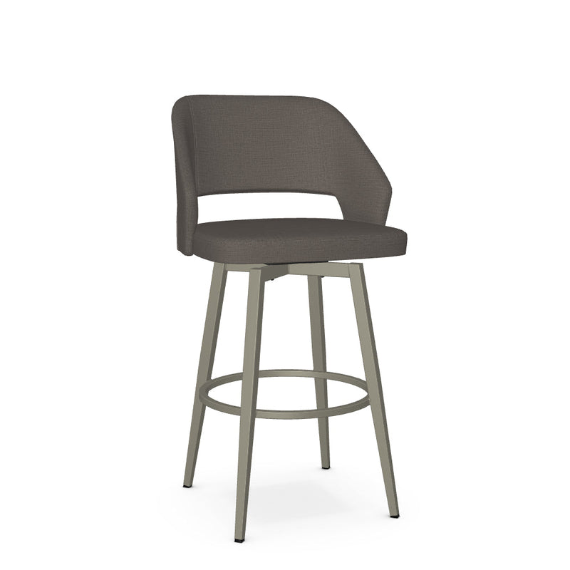 Lorna Swivel Bar Stool - Upholstered