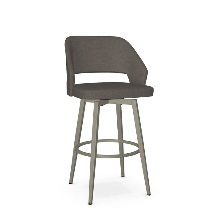 Lorna Swivel Bar Stool - Upholstered