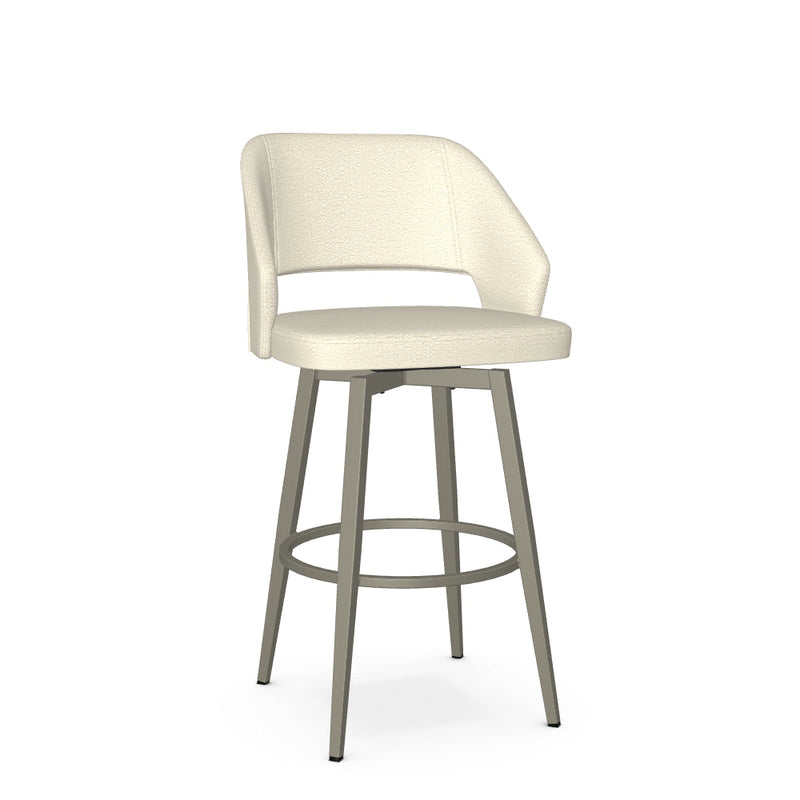 Lorna Swivel Bar Stool - Upholstered