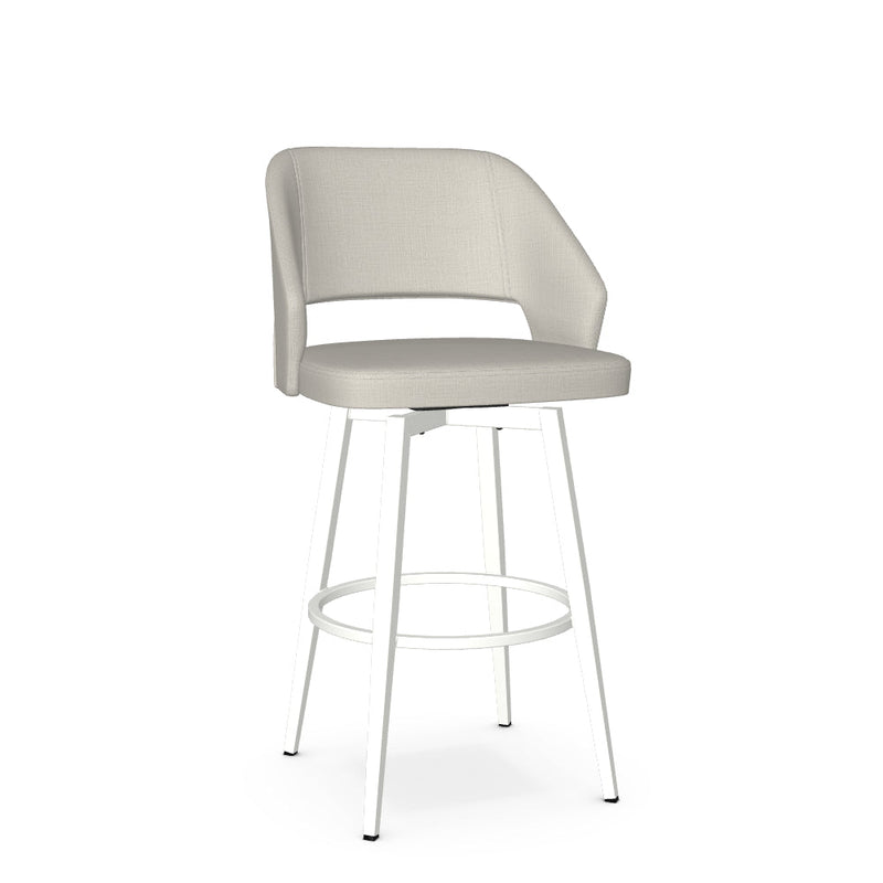 Lorna Swivel Bar Stool - Upholstered